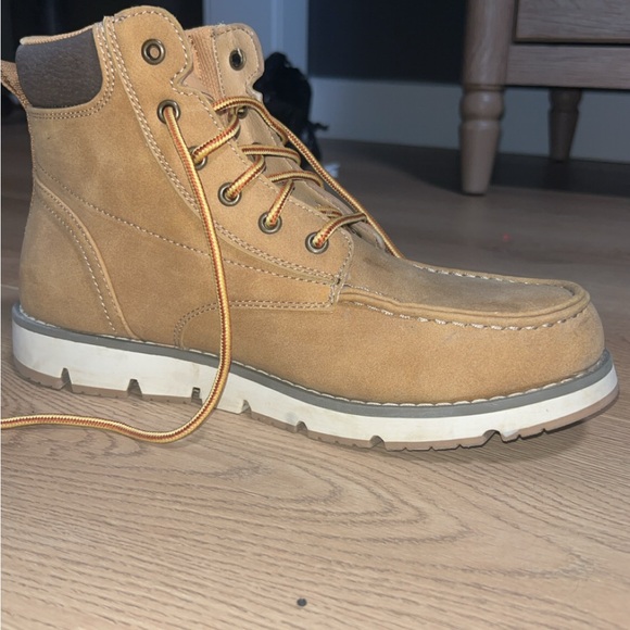 Levi Strauss Mens Brown Two-Toned Boots Size 9 but fit like a 9.5 main image 7